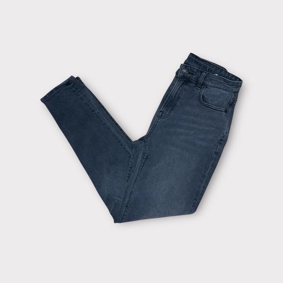 American Eagle Black Mom Jeans Size 0 - Picture 1 of 6